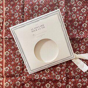 Sezane - Floral Scarf (Terracotta)